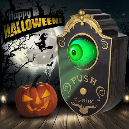 Halloween Doorbell, Animated Eyeball with Spooky-Sounds