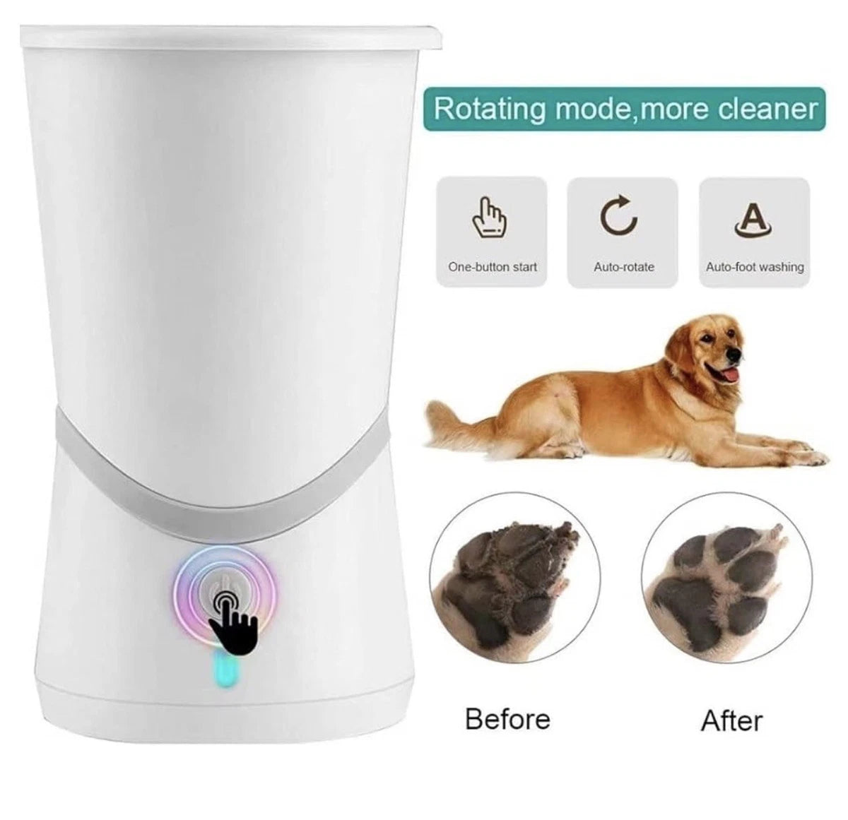 Automatic Pet Paw Cleaner Station