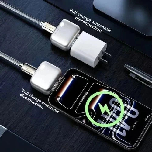 Type-C 140W Auto Disconnect Charger Adapter, Fast Charging Separator Auto Cut