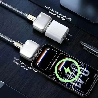 Type-C 140W Auto Disconnect Charger Adapter, Fast Charging Separator Auto Cut
