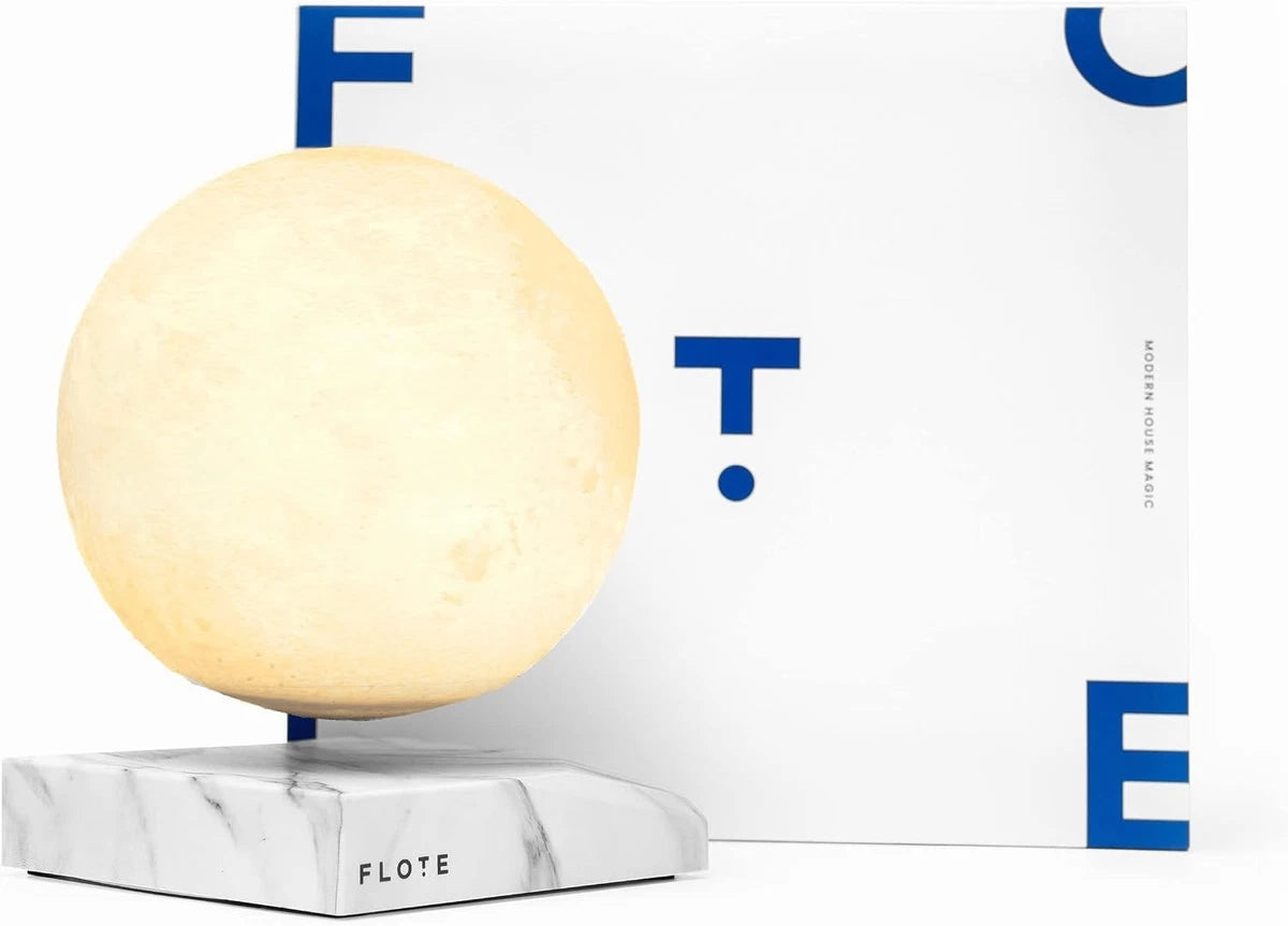 Levitating Moon Table Lamp, Magnetic Floating & Spinning Light