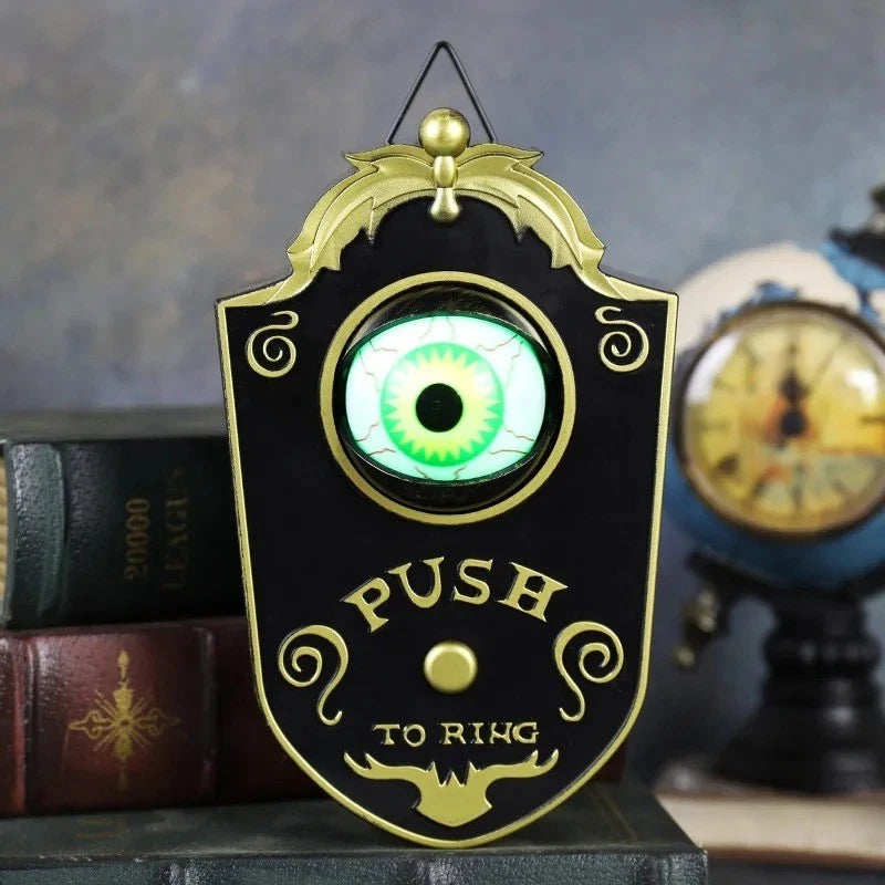 Halloween Doorbell, Animated Eyeball with Spooky-Sounds