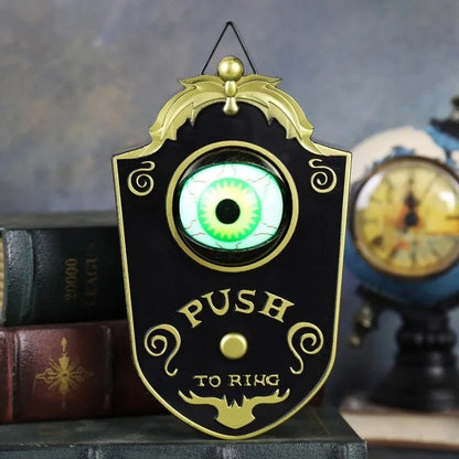 Halloween Doorbell, Animated Eyeball with Spooky-Sounds